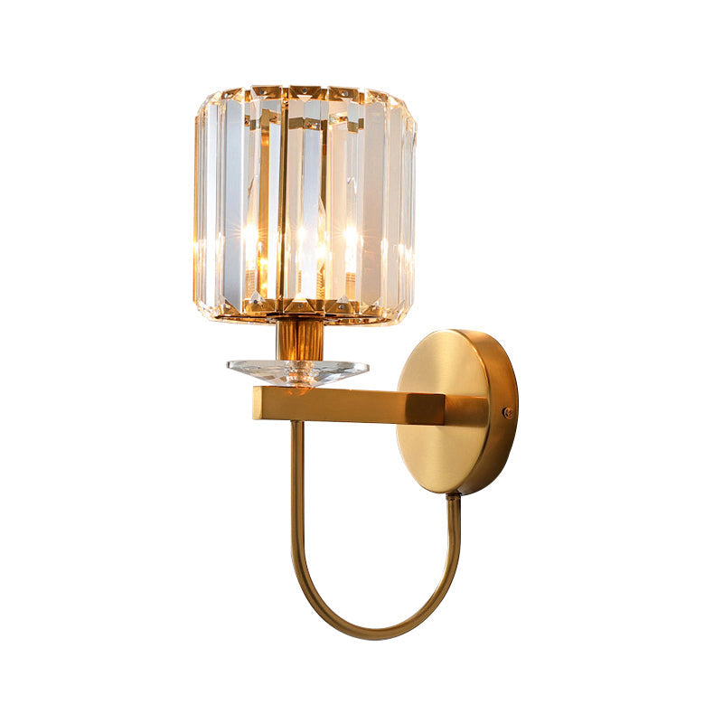 CrystalLux Wall Lamp - Luxe Cylindrical LED Sconce