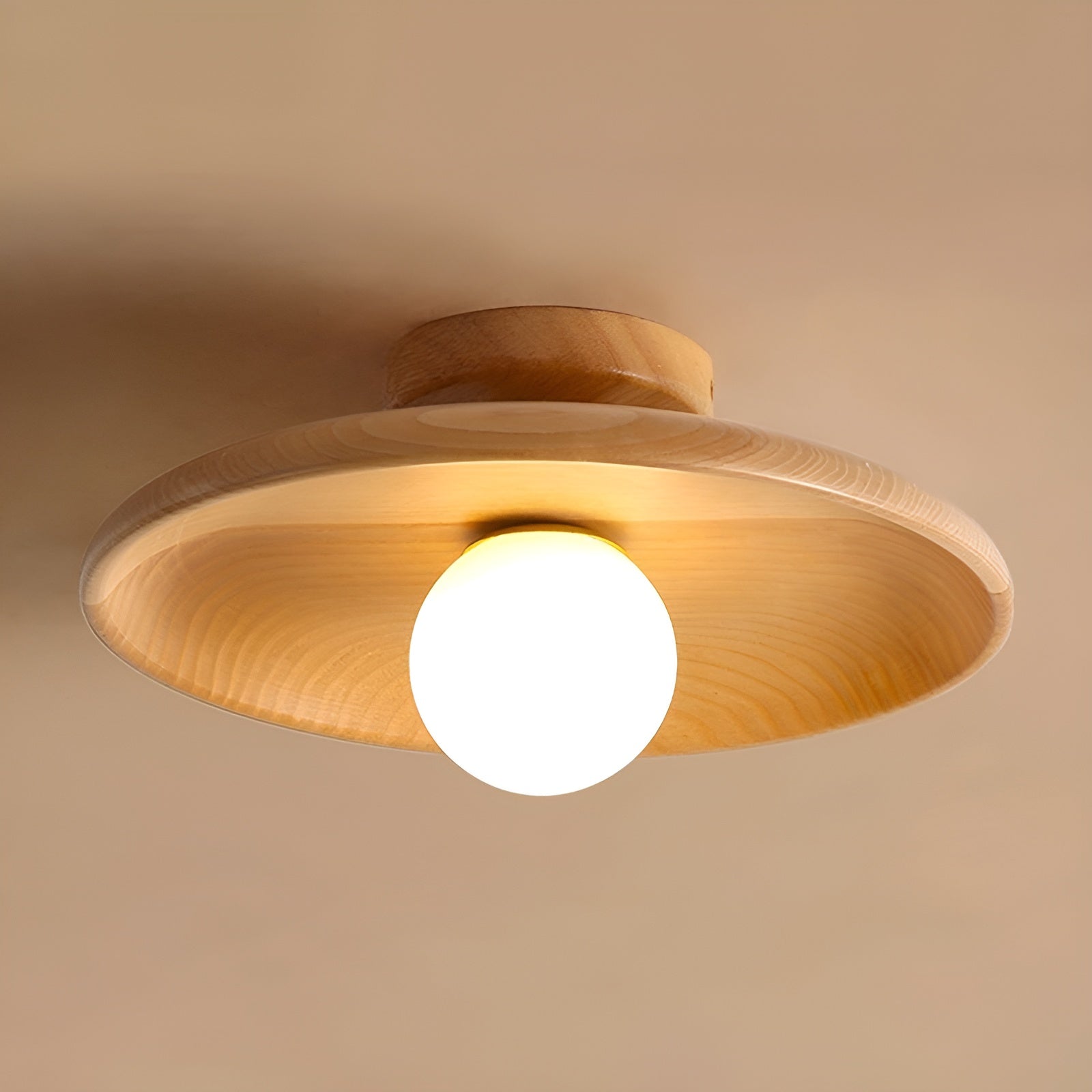 WoodBliss Wabi-Sabi Ceiling Lamp - Wabi-Sabi Wood Ceiling