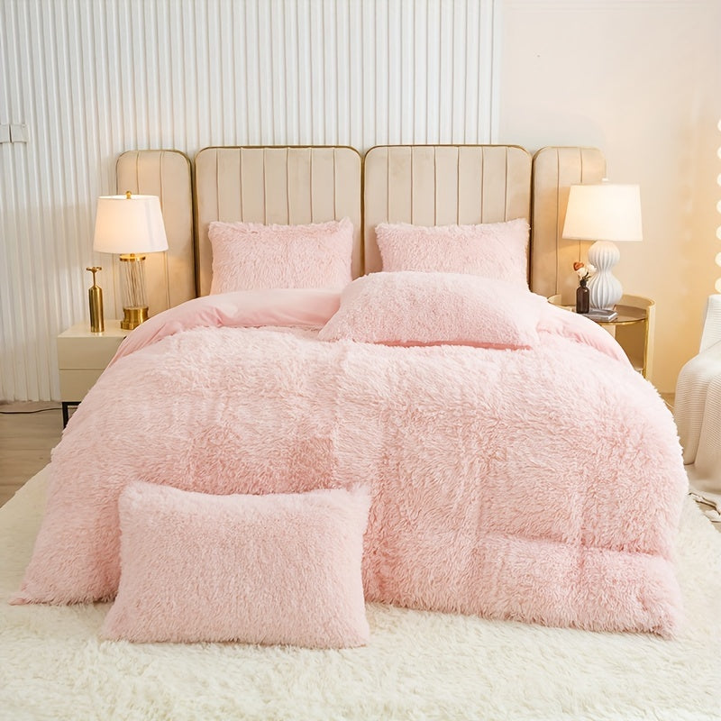 Ultra-Soft Plush Duvet Cover Set - Zipped