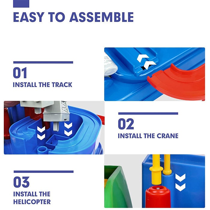 RescueTrack - Educational Toddler Activity Set