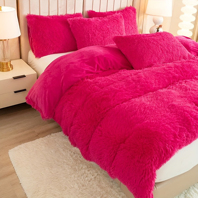 Ultra-Soft Plush Duvet Cover Set - Zipped