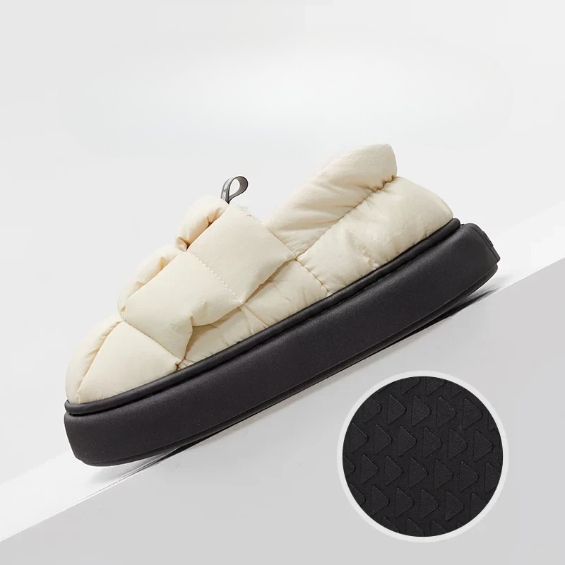 Snuggle Steps Plush Slipper Boots - Winter Warmth