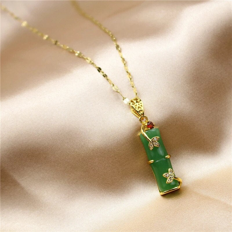 Jade Amulet - Spiritual Necklace