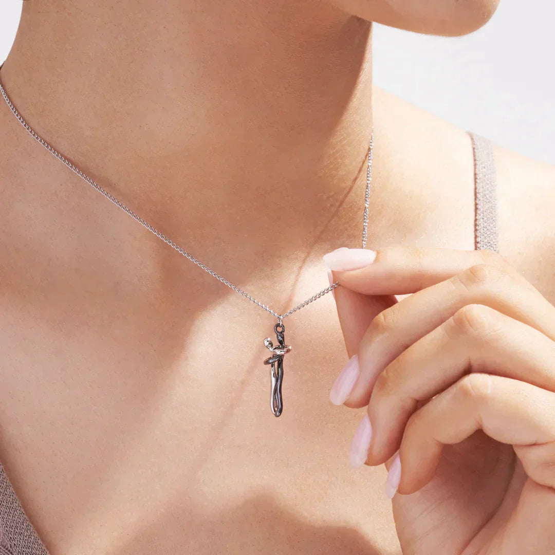 Couples Pendant Necklace - Timeless 925 Silver Love Symbol