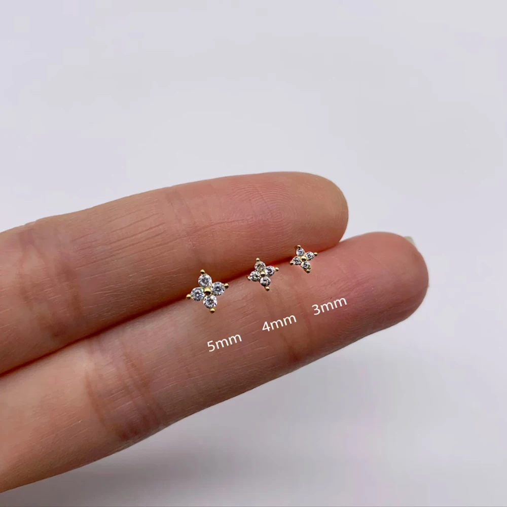 Sophie Studs - Elegant Flower Stud Earrings
