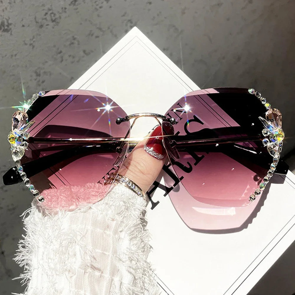 AyaVision - Vintage Rimless Sunglasses