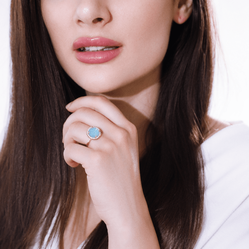 Elowen Glow Opal Cocktail Ring