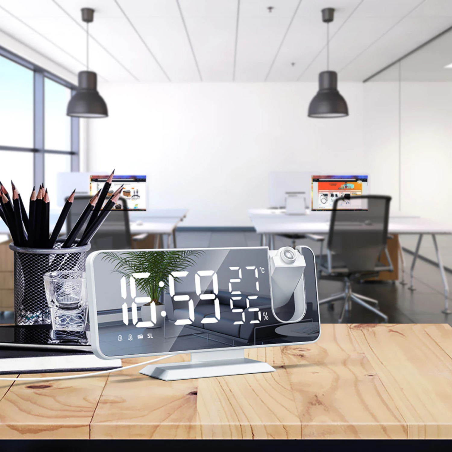 Astronatic - LED Projection Alarm Clock