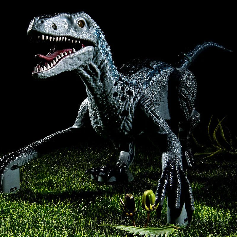 RaptorKing Toy - Remote Control Dinosaur with Light and Sound