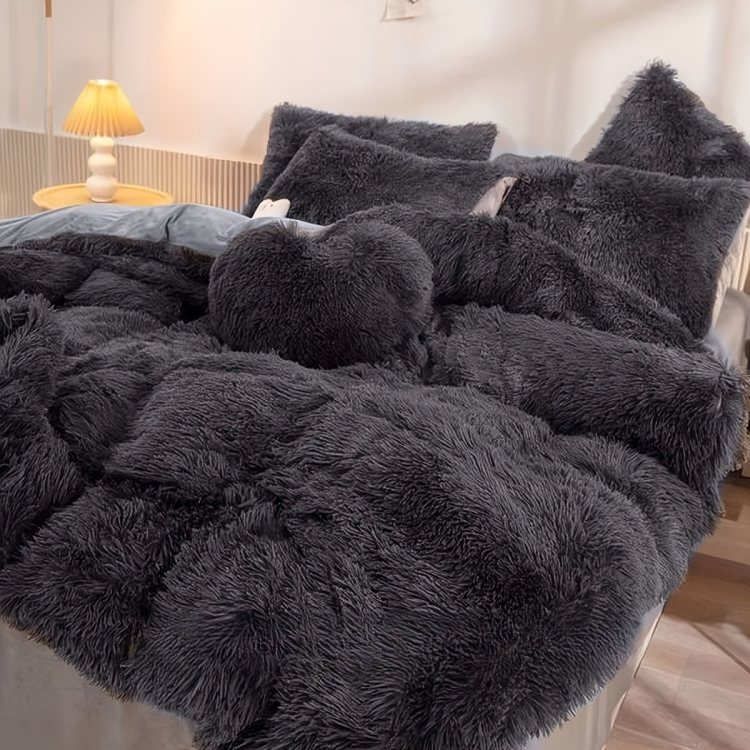Luxe Velvet Duvet Cover Set - Soft Comfort