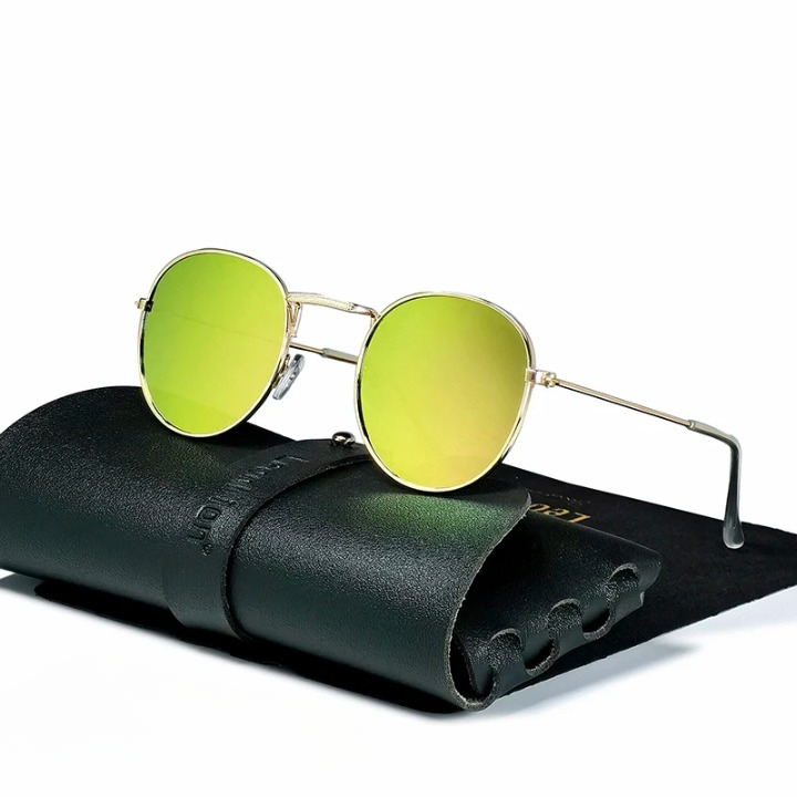Nando Shade - Classic Round Retro Sunglasses