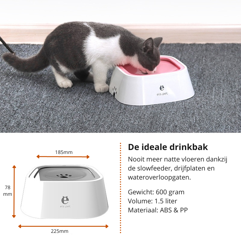 Pet Splash Bowl - Automatic Floating Water Fountain