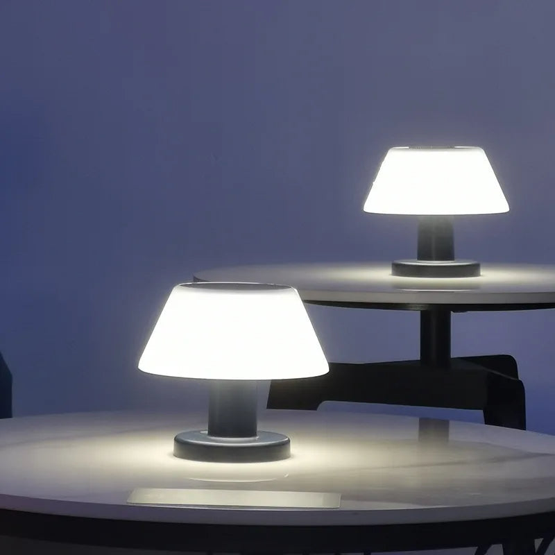 SolarGlow Solar Table Lamp - Cordless Outdoor Light