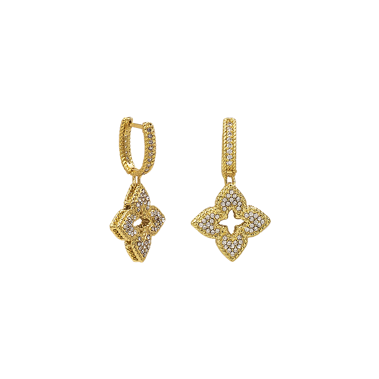 Florabelle - Sparkling Flower Earrings for Women