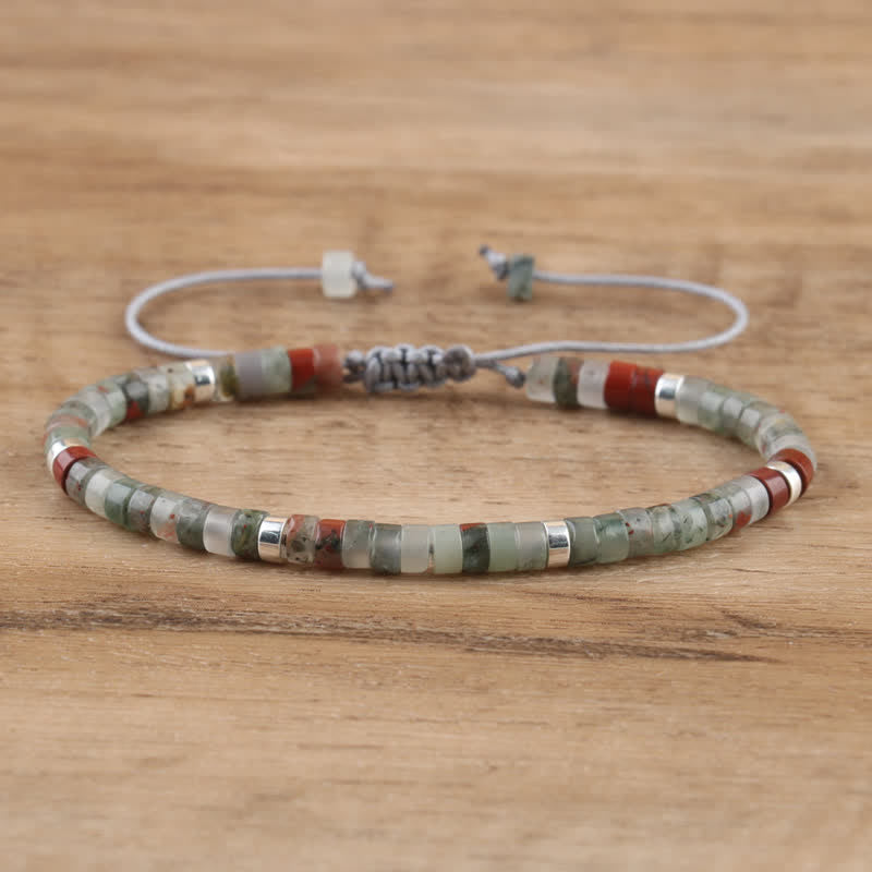 Seraphina - Braided Natural Stone Bead Bracelet for Women