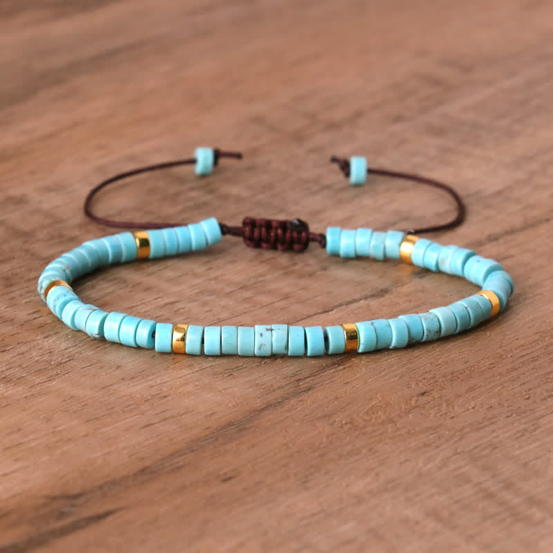 Seraphina - Braided Natural Stone Bead Bracelet for Women