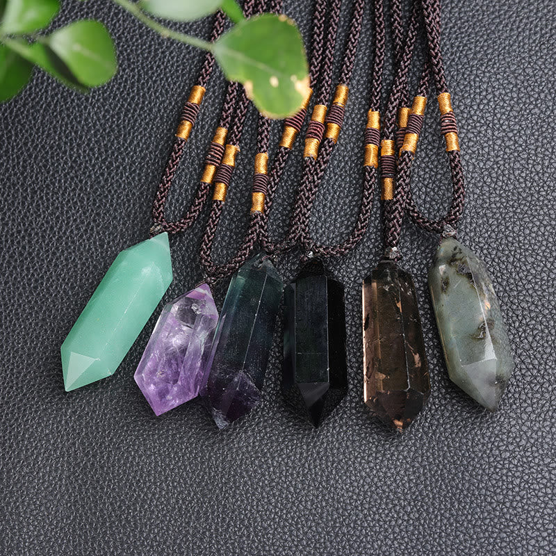 Natural Amethyst - Crystal Necklace