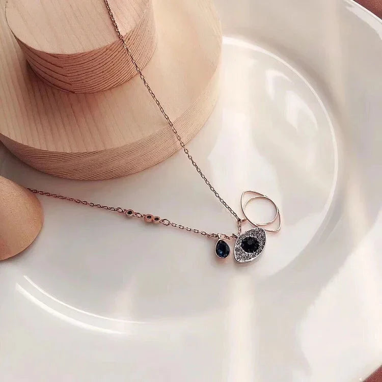 Amira - Evil Eye Necklace and Bracelet Set for Women
