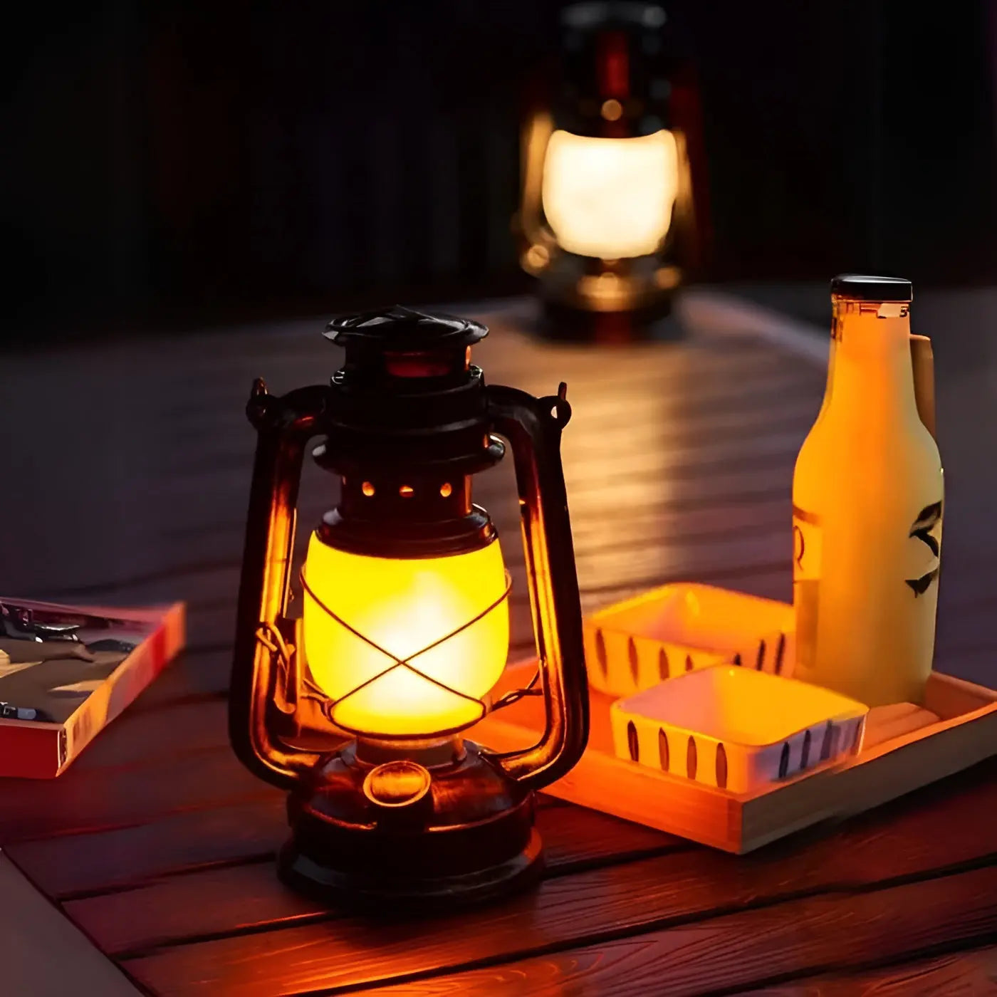 Industrial LED Hanging Lamp - Portable USB Light