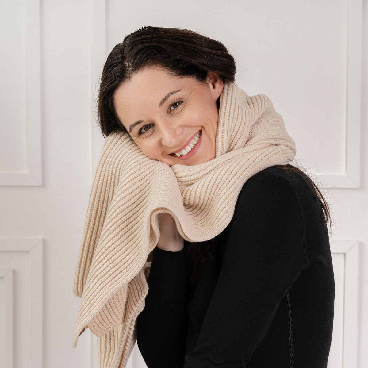 SoftMerino Scarf – Luxe Oversized Merino Wool Scarf