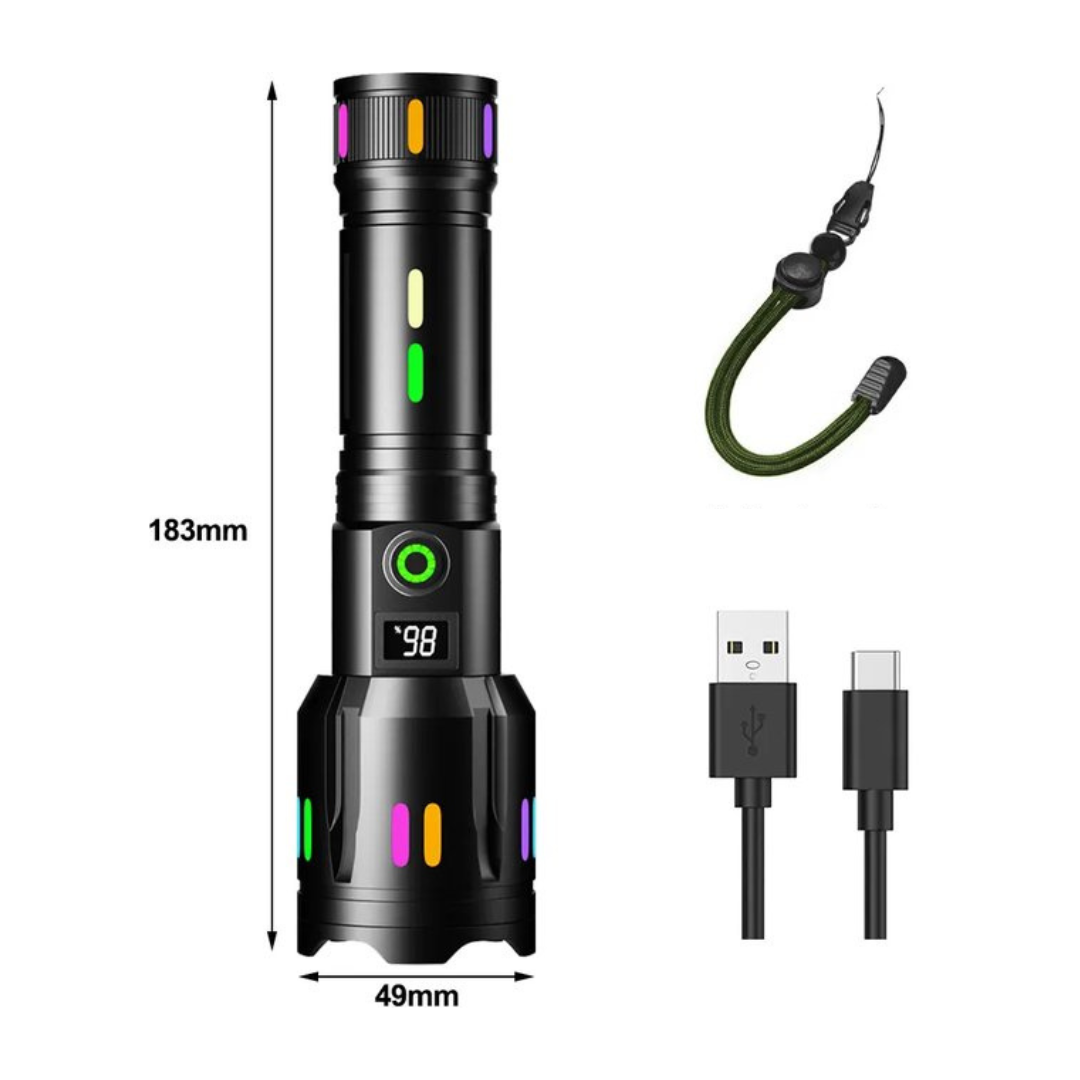 LumenPro Powerful LED Flashlight 9000 Lumens