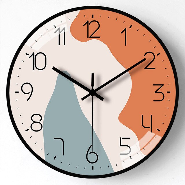 Eco-Friendly Wall Clock - Colourful Modern Decor