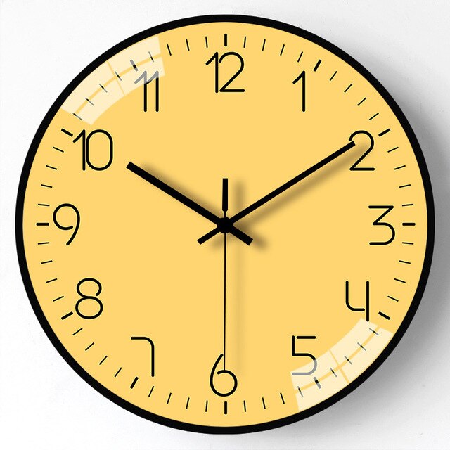 Eco-Friendly Wall Clock - Colourful Modern Decor