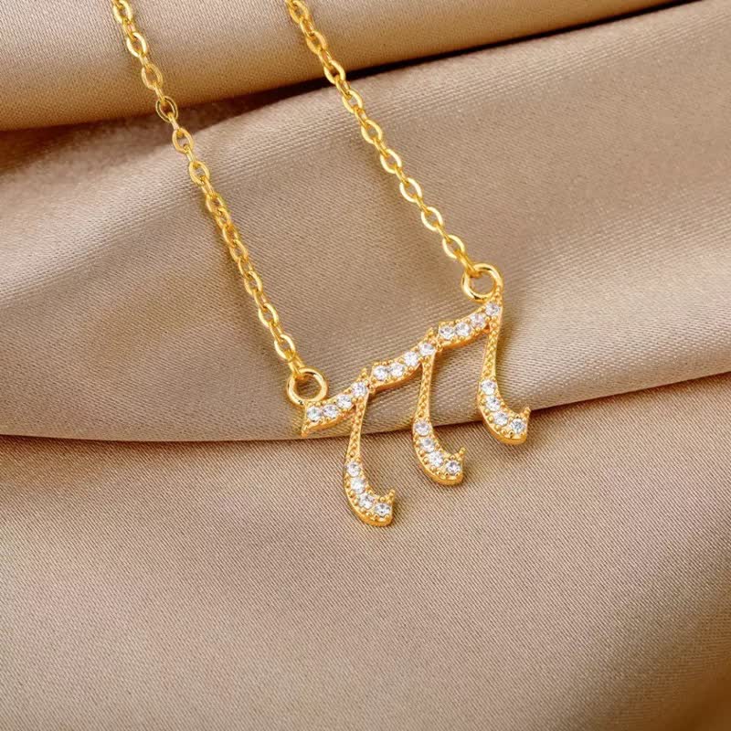 Zirconia - Angel Numbers Necklace for Women
