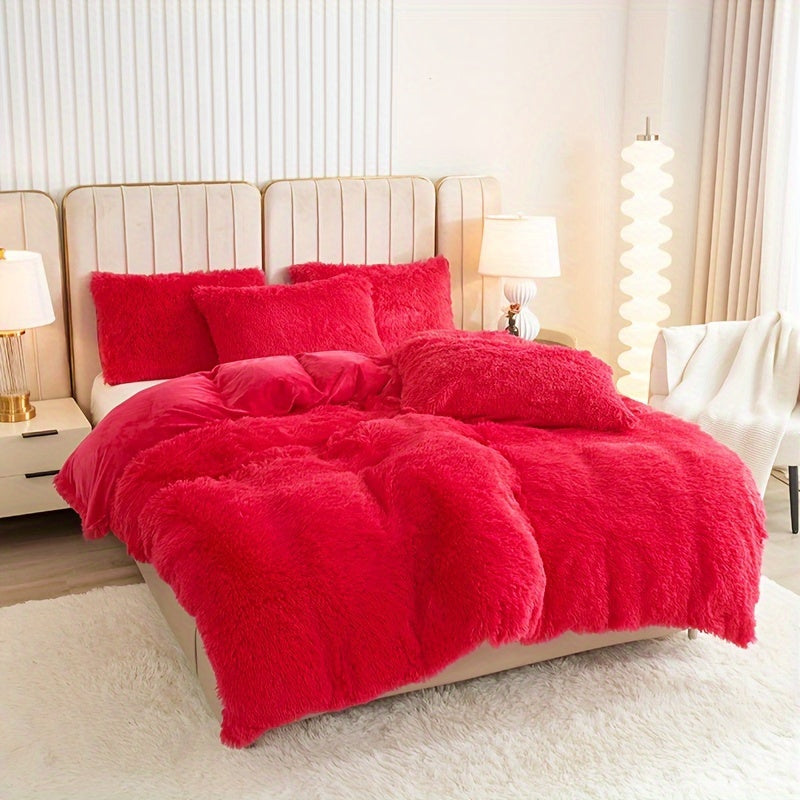 Ultra-Soft Plush Duvet Cover Set - Zipped