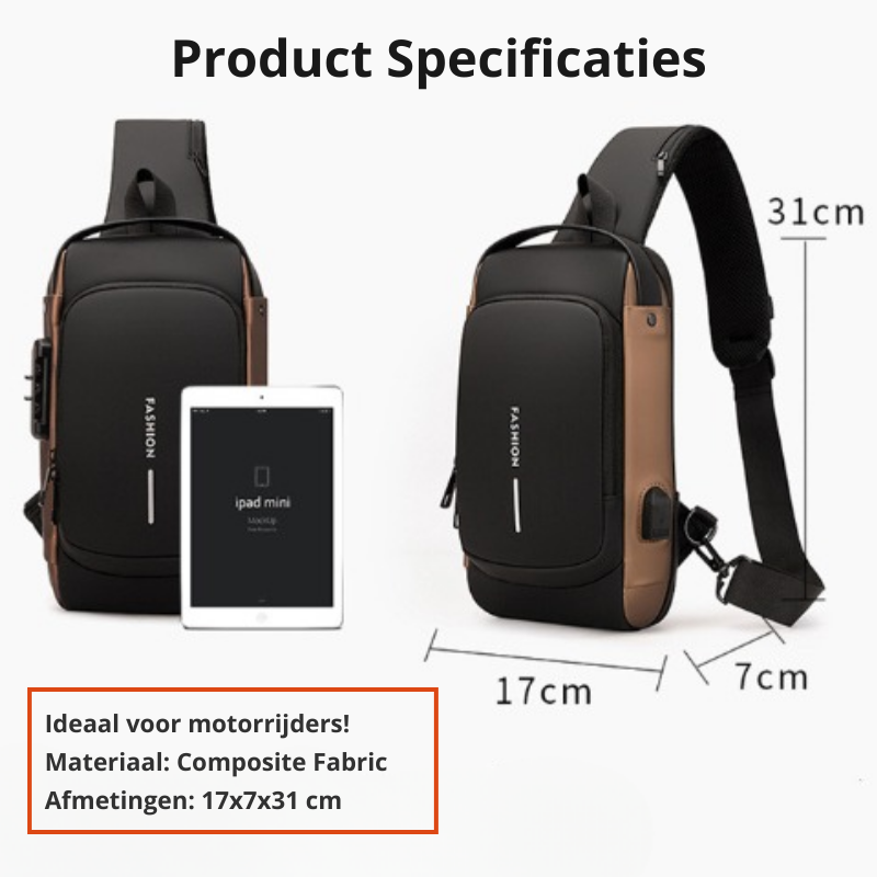 Julian - Water-Resistant Travel Shoulder Bag
