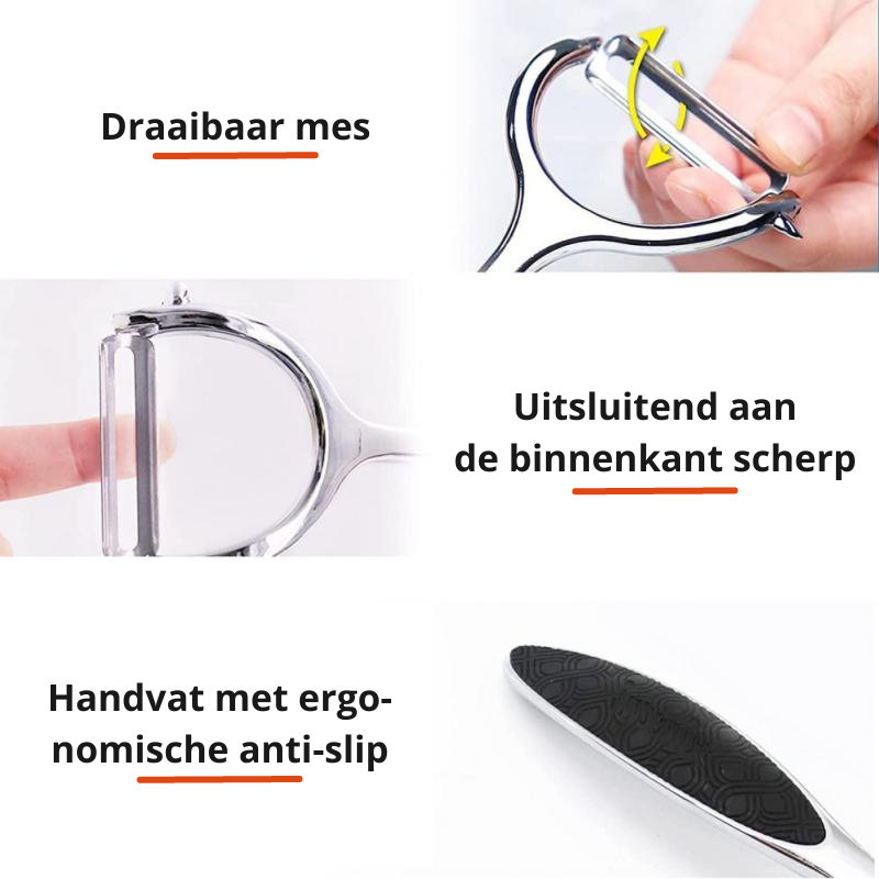SwiftPeel - Stainless Steel Vegetable Peeler for Speed and Precision