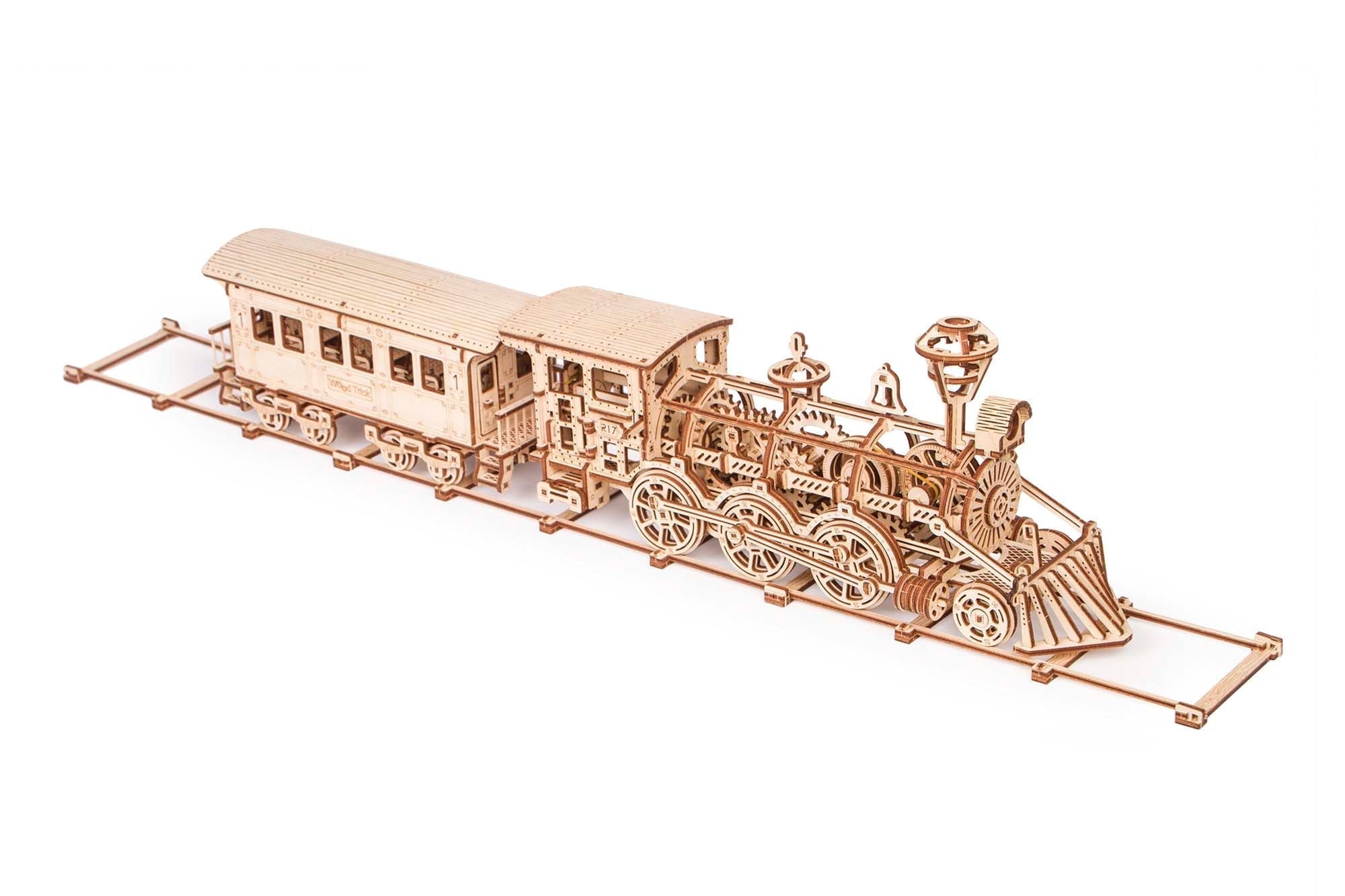 TrainCraft - 3D Wooden Puzzle Steam Locomotive