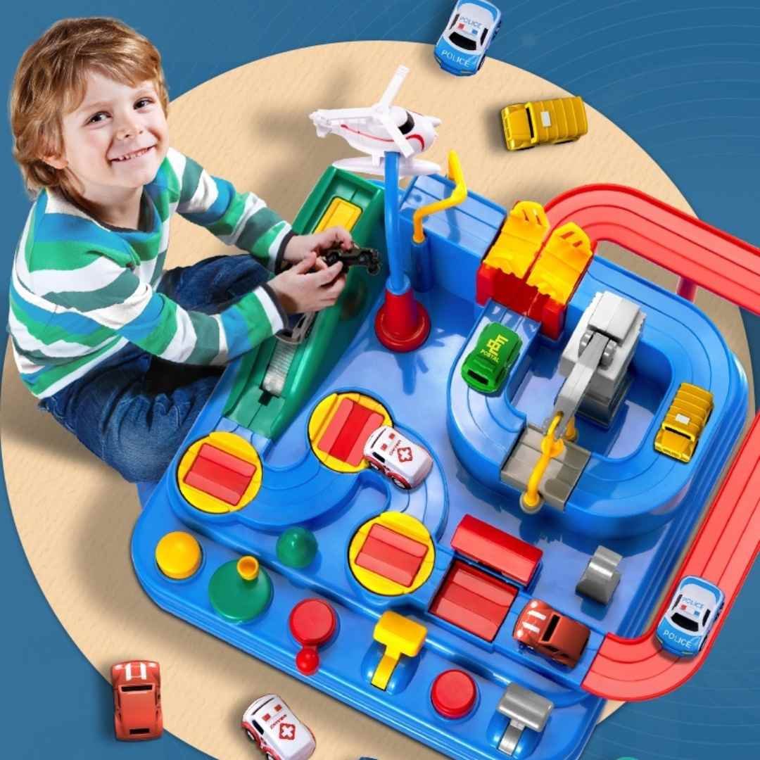RescueTrack Adventure Set - Educational Toddler Activity Track