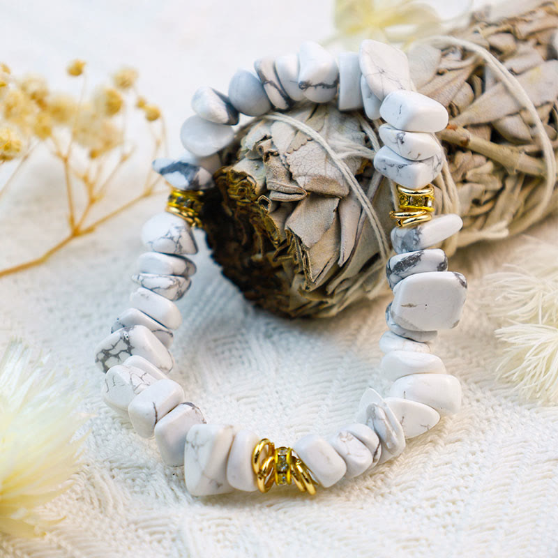 Natural Stone - Crystal Bead Bracelet