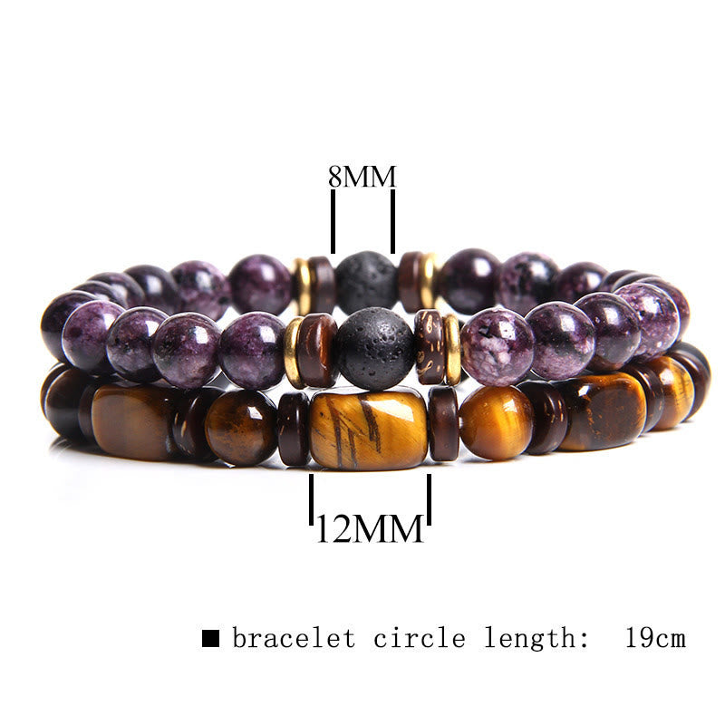 Naya - African Turquoise & Tiger Eye Bracelet for Women