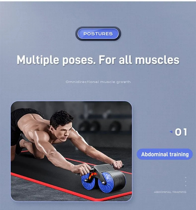 Automatic Ab Roller Pro - Core Workout Wheel