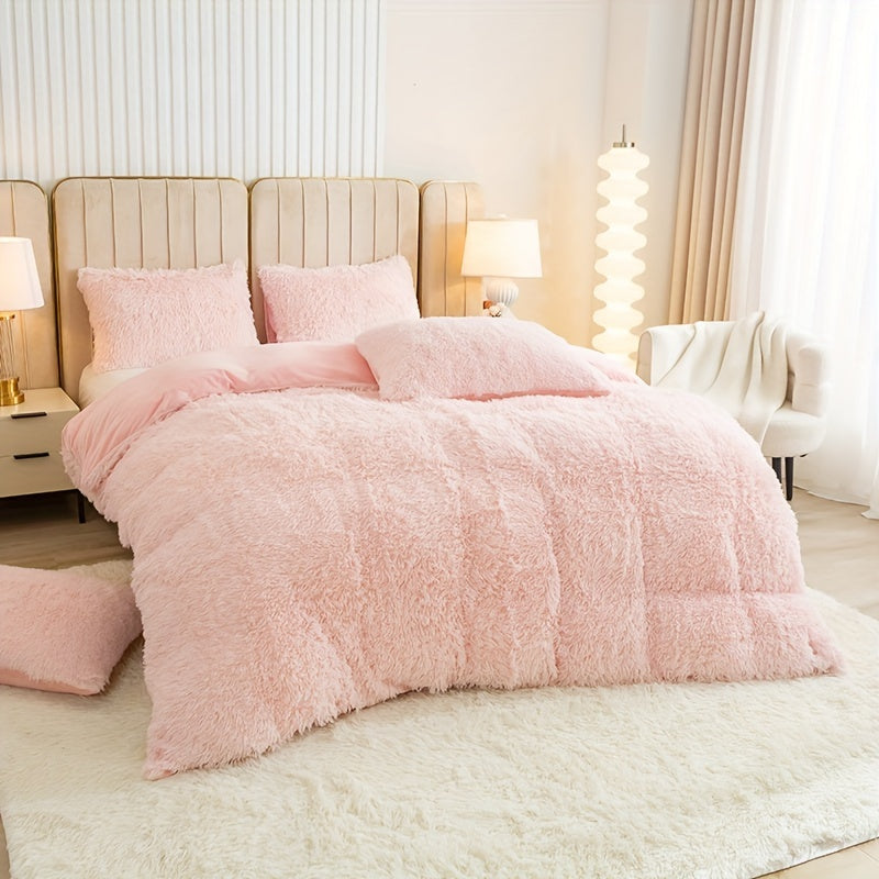 Ultra-Soft Plush Duvet Cover Set - Zipped