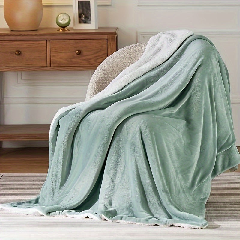 Chic Sherpa Fleece Blanket - Optimal Comfort