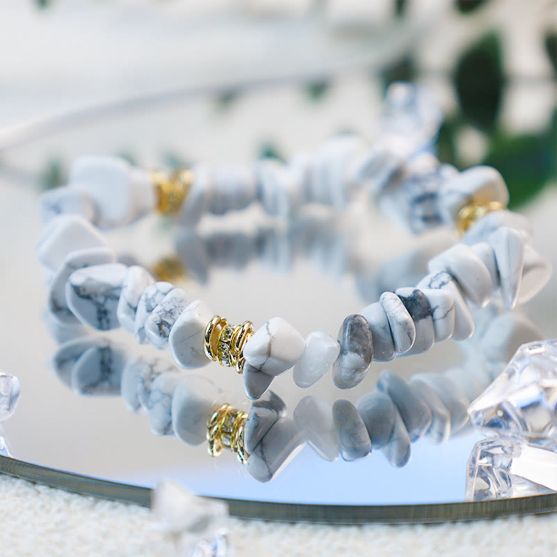 Natural Stone - Crystal Bead Bracelet