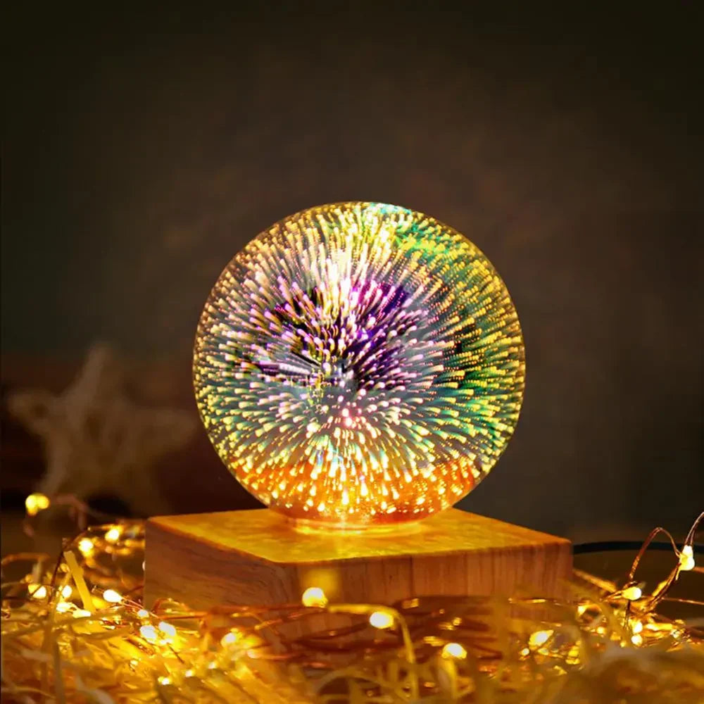 StarburstGlow - Crystal Ball Lamp with 3D Effect