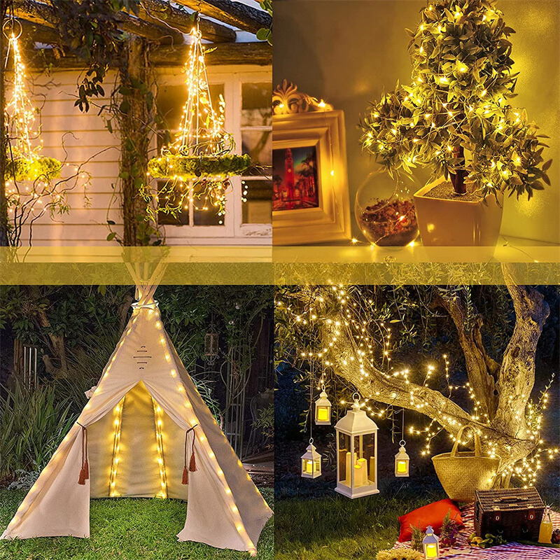 Meadowstar - Solar Star String Lights for Gardens