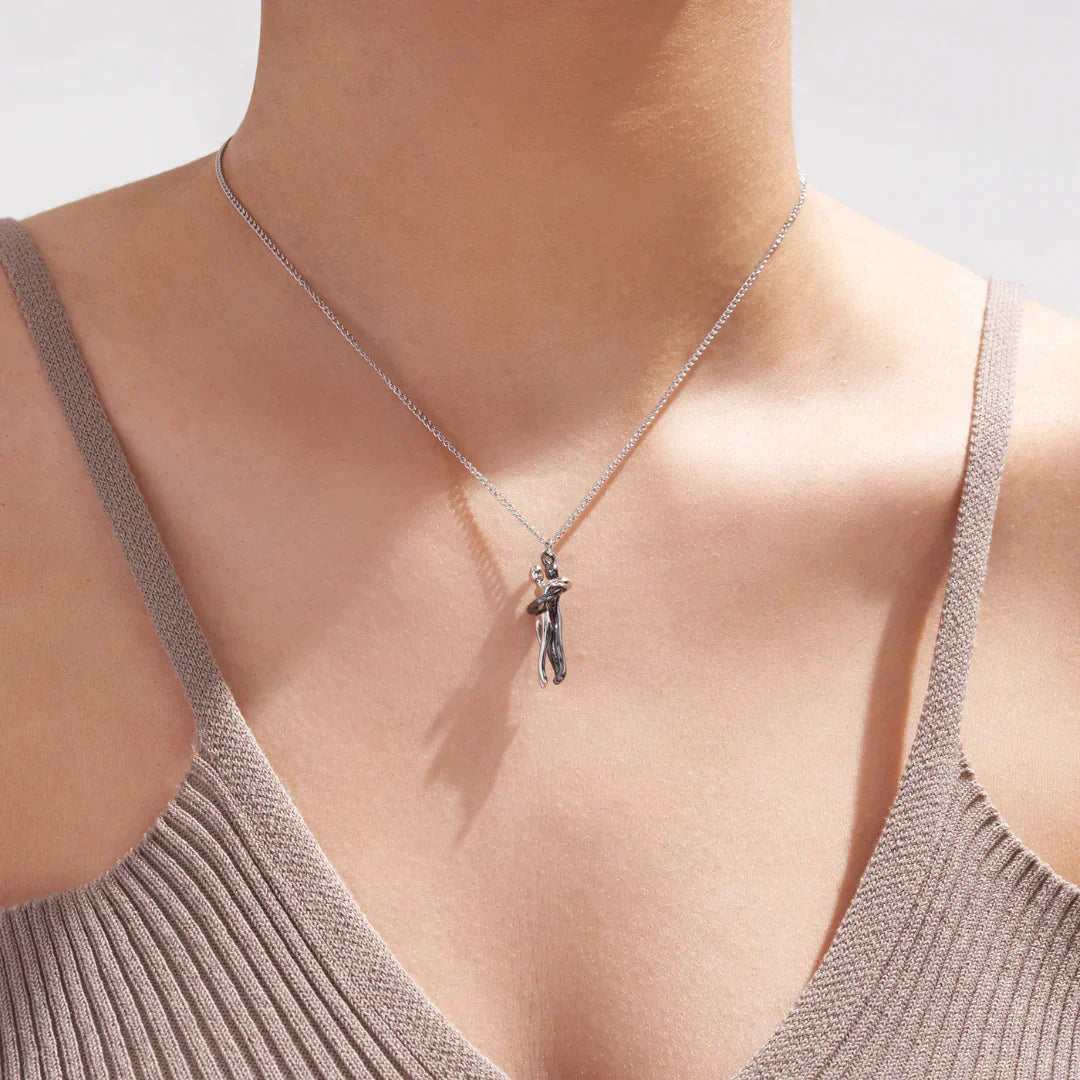 Couples Pendant Necklace - Timeless 925 Silver Love Symbol