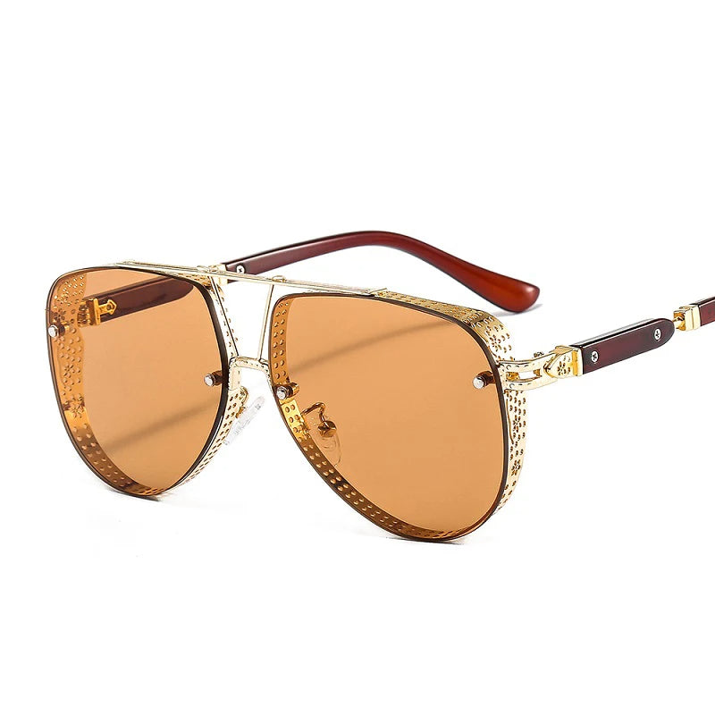 Zoey Sunglasses - Luxe Oval Frames with UV400 Protection