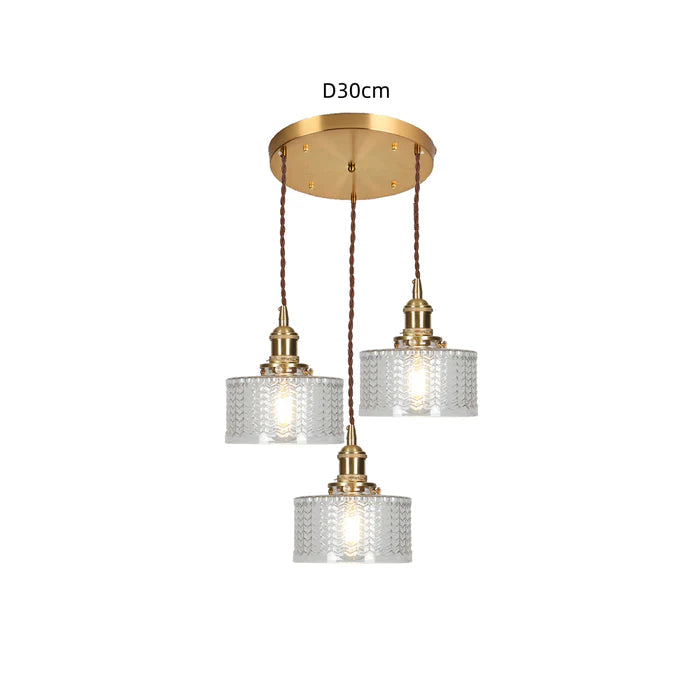 CrystalGlare Crystal Pendant Light - Vintage Glass