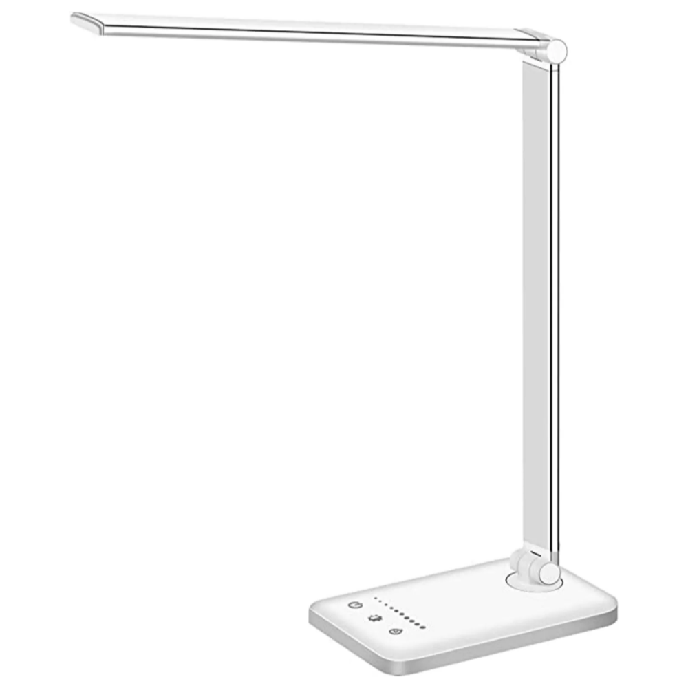 LED Desk Lamp - USB Charging, 5 Light Modes
