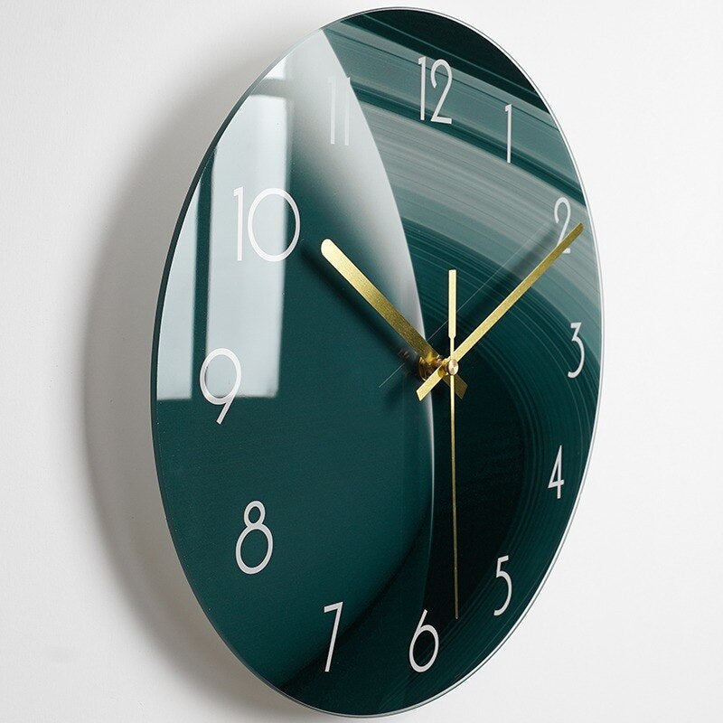 GlassArt Wall Clock - Artistic Design Timepiece
