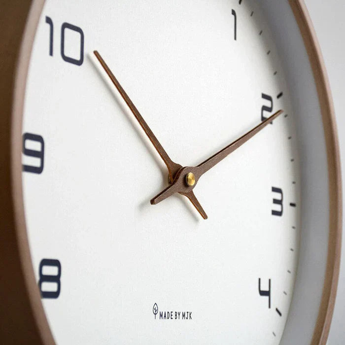 NordicTimber - Solid Wood Wall Clock for Your Interior