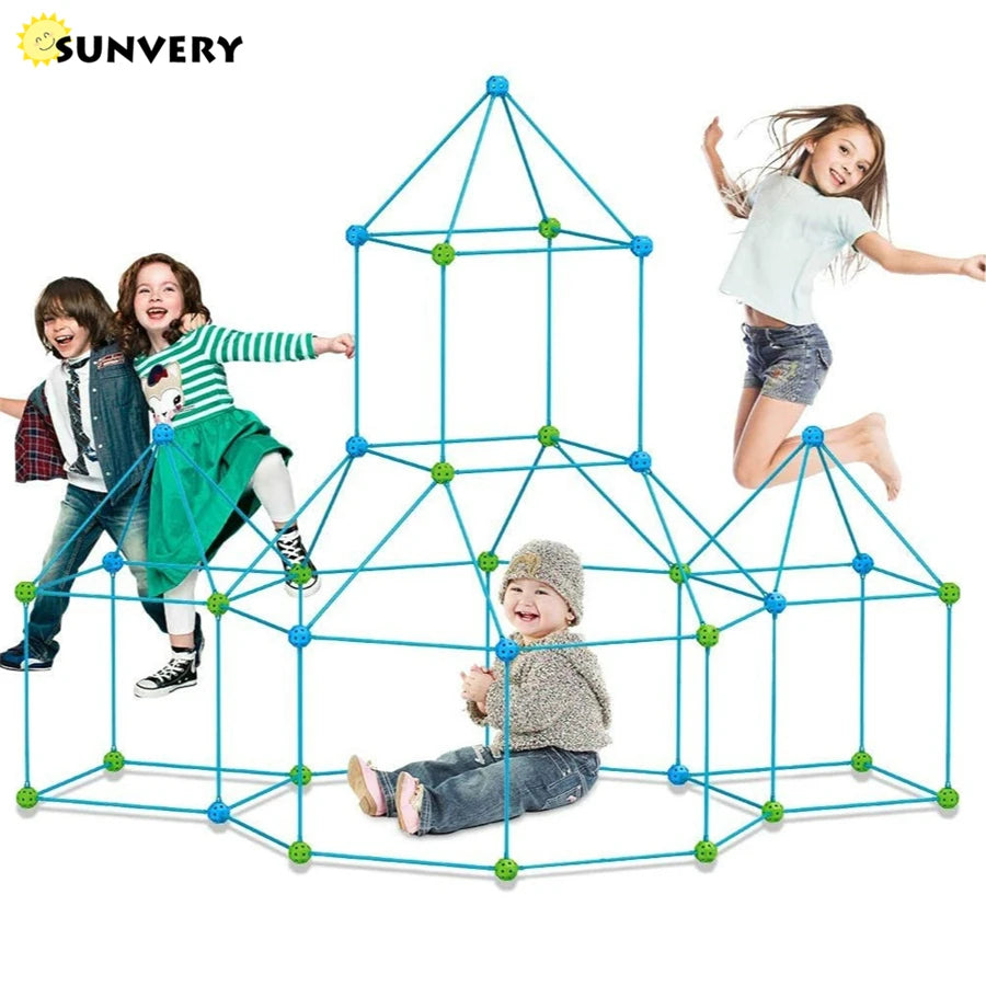 FortCraft Kids Creative Fort Building Play Set