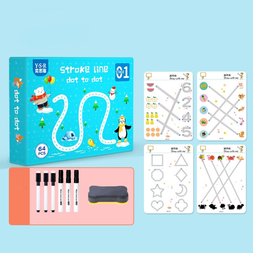 WriteMaster Board - Reusable Writing and Drawing Practice for Kids