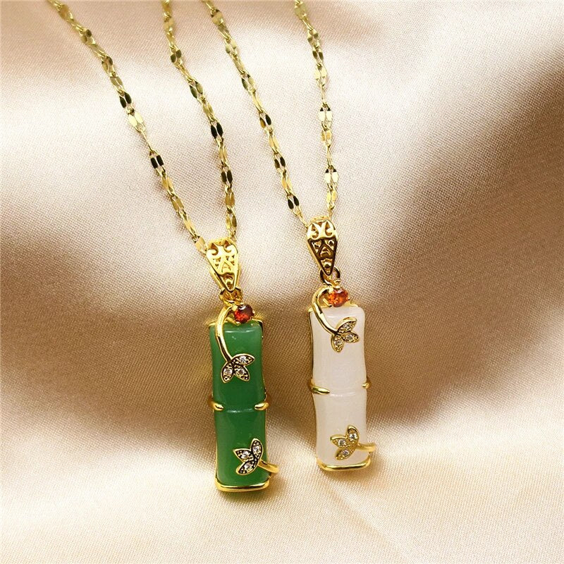Jade Amulet - Spiritual Necklace
